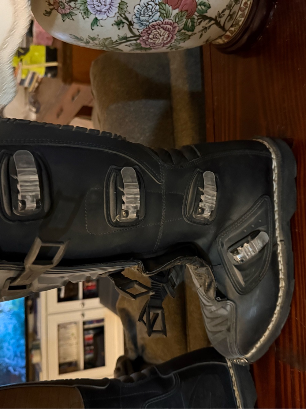 Moose Black Men's Motocross/Off-Road Riding Boots size 10